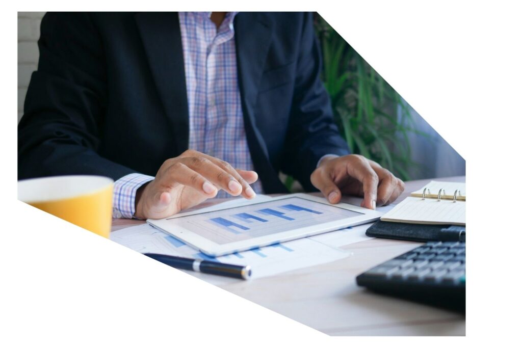 Man doing Accounting and Taxation