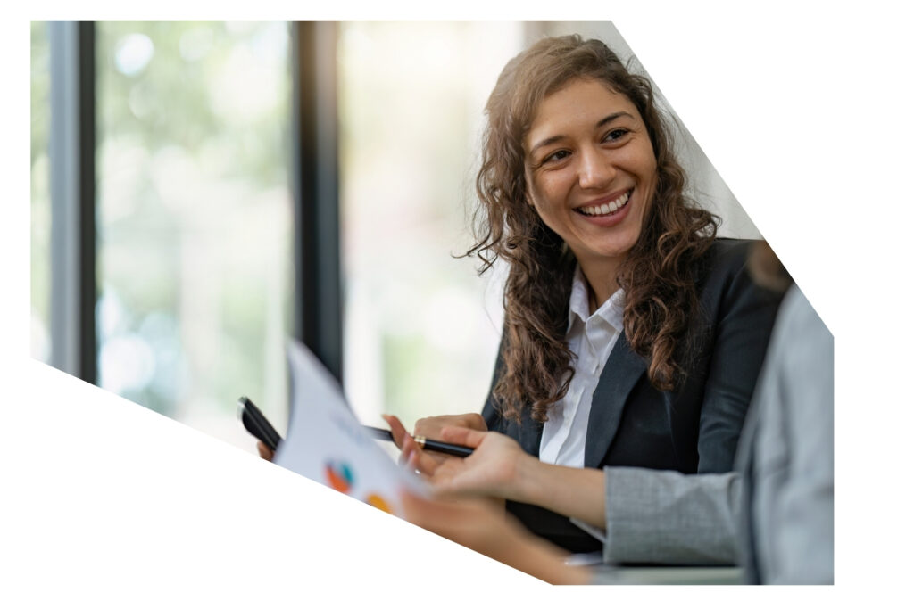 Business advisory woman in office SLS Advisory